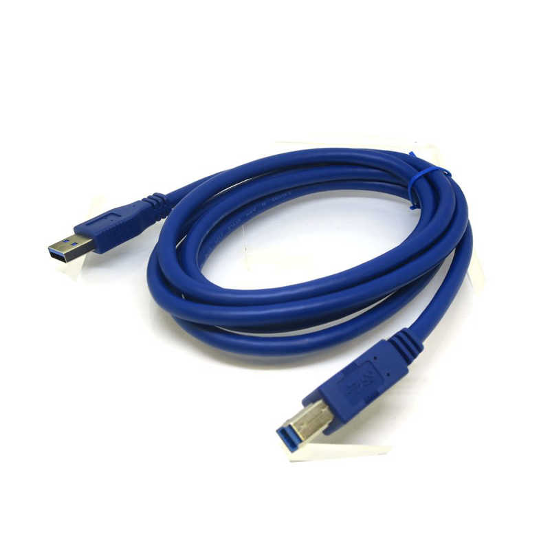 変換名人JAPAN 変換名人JAPAN USB-A ⇔ USB-Bケーブル [1.8m /USB3.0] ブルー CA5820 CA5820
