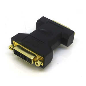 変換名人JAPAN 映像中継アダプタ ［DVI メスメス DVI］ ブラック ［DVI⇔DVI］ HD8814