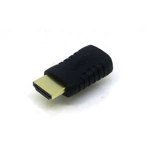 変換名人JAPAN HDMI変換アダプタ ［HDMI オス→メス miniHDMI］ ブラック ［HDMI⇔miniHDMI /スタンダードタイプ］ HD4618