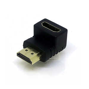 変換名人JAPAN HDMI延長プラグ ［HDMI オス→メス HDMI］ 下L型 ブラック ［HDMI⇔HDMI /スタンダードタイプ］ HD8913