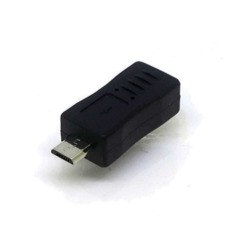 変換名人JAPAN 変換名人JAPAN USB変換アダプタ [micro USB オス→メス mini USB] ブラック CP8975 CP8975