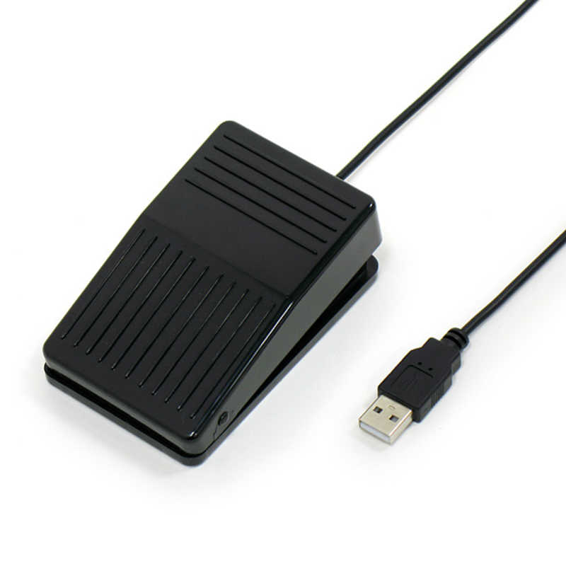 ルートアール ルートアール USBフットペダルスイッチ 1ペダル ブラック ［有線 /USB］ RI-FP1BK-A RI-FP1BK-A