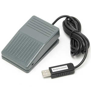 ルートアール メカニカルスイッチ搭載 USBフットペダルスイッチ 1ペダル グレー ［有線 /USB］ RI-FP1MG-A
