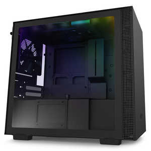 ＜コジマ＞ NZXT 高いコストパフォーマンスとスマートな外観のインテリジェントPCケース 「Mini-ITX」 ブラックブラック CAH210IB1