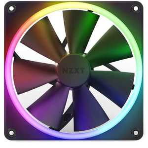 NZXT ケースファン RGBモデル [140mm / PWM 500~1800rpm / ブラック] RF-R14SF-B1