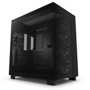 NZXT PCケース［ATX /Micro ATX /Mini-ITX］H9 Flow ブラック CM-H91FB-01