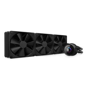 NZXT 水冷CPUクーラー KRAKEN360 ブラック [ 120mmファンx3 / 1.54液晶ヘッド ] ブラック RL-KN360-B1