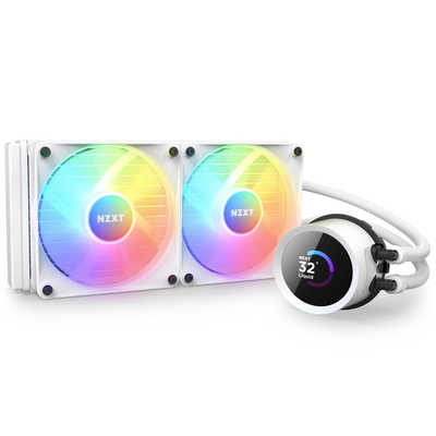 NZXT 水冷CPUクーラー KRAKEN240RGB ホワイト [ 120mmRGBファン