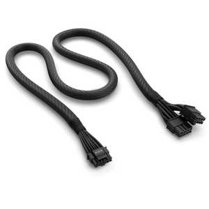 NZXT 12VHPWR Adapter Cable 16ԥ to ǥ奢8ԥ 12VHPWR PCIE 5.0 PSU֥ ֥å BB-CG1BB