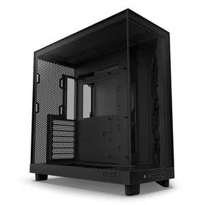 NZXT H6 FLOW ATX microATX miniITX 対応 ミドルタワーケース CM-H61FB-01 ブラック CC-H61FB-01