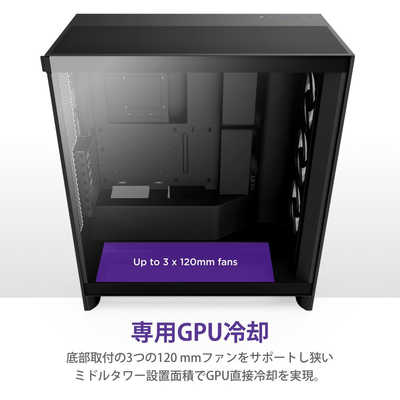 NZXT H7 FLOW RGB(2024) ATX microATX miniITX対応 ミドルタワーケース