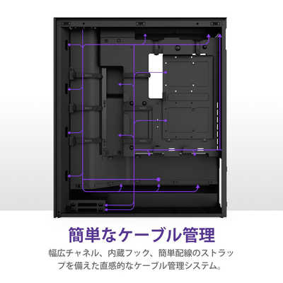 NZXT H7 FLOW RGB(2024) ATX microATX miniITX対応 ミドルタワーケース