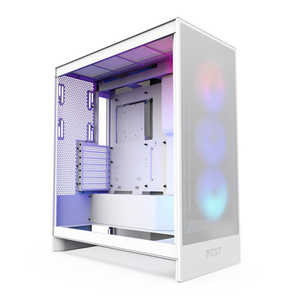 NZXT H7 FLOW RGB(2024) ブラック ATX microATX miniITX対応 ミドルタワーケース ホワイト CM-H72FW-R1 NZXT H7 FLOW RGB(2024) ブラック ATX microATX miniITX対応 ミドルタワーケース ホワイト CM-H72FW-R1