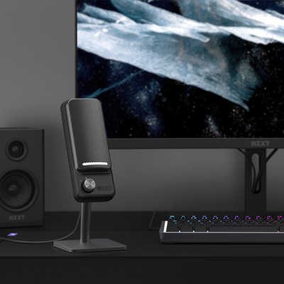 NZXT ゲーミングマイク CAPSULE ELITE ［USB］ ブラック AP-PUMIC-B1