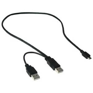 タイムリー Y字型microUSBケーブル GM-UH016Y