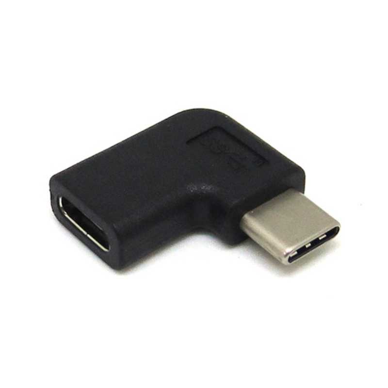 タイムリー タイムリー L型[USB-C オス→メス USB-C]2.0変換アダプタ ブラック GMC9L GMC9L