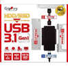 GROOVY 高速USB3.1 SATA&IDE接続HDDアダプタ UD-3102SAIDE ブラック UD3102SAIDE