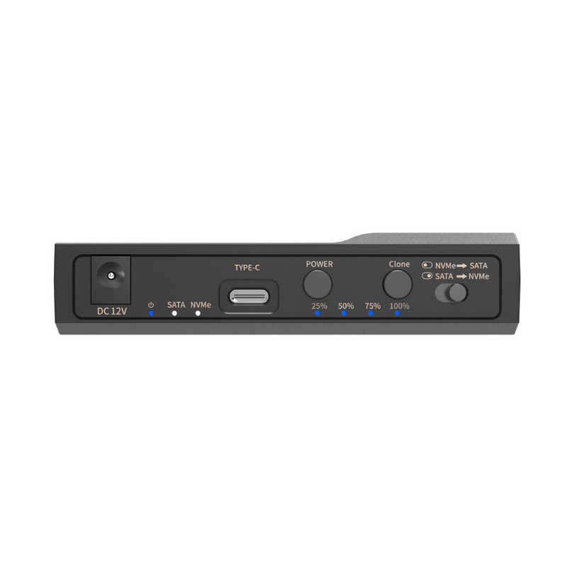 タイムリー タイムリー SATA M.2 CLONE ［NVMe(PCIe)＆2.5inch SSD(SATA)対応 / USB 10Gbps ］ ［M.2対応 /NVMe /2台］ ブラック UD-M2SACL UD-M2SACL