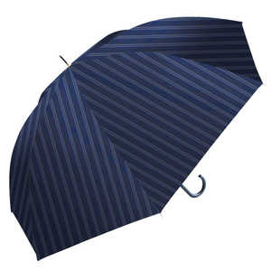 藤田屋 UPF50 雨晴兼用 長傘70cm シャドウストライプブラック UB70ALLWEATHER 藤田屋 UPF50 雨晴兼用 長傘70cm シャドウストライプブラック UB70ALLWEATHER