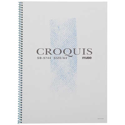 ミューズ Mu クロッキー用紙 A4 SB9744 ブルー 140703 の通販