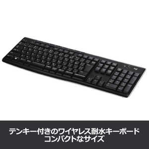  磻쥹ܡ 2.4GHzUSB Logicool Wireless Keyboard K270
