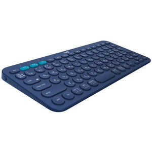 ロジクール 【アウトレット】スマホ タブレット対応 ワイヤレスキーボード マルチデバイス(84キー) K380BL (ブルｰ)