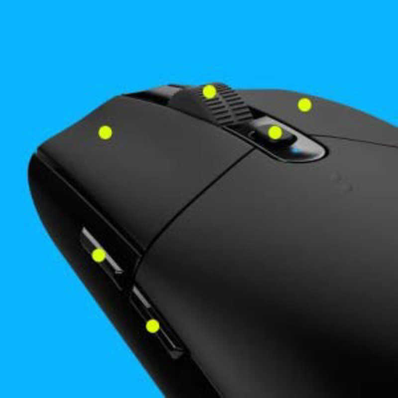 ロジクール ロジクール ゲーミングマウス LIGHTSPEED [光学式 /無線(ワイヤレス) /6ボタン /USB] ブラック G304 G304