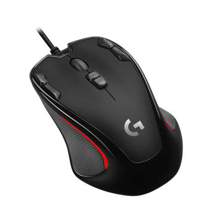 ロジクール ゲーミングマウス 有線/ 9ボタン/ ブラック G300Sr