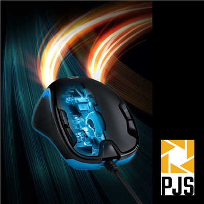 ロジクール ゲーミングマウス 有線/ 9ボタン/ ブラック G300Sr