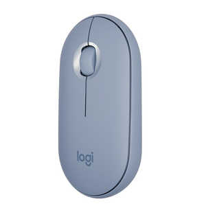 ロジクール マウス Pebble M350 ブルーグレー  光学式 3ボタン Bluetooth･USB 無線(ワイヤレス)  M350BL