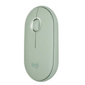 ロジクール マウス Pebble M350 ユーカリ  光学式 3ボタン Bluetooth･USB 無線(ワイヤレス)  M350GN