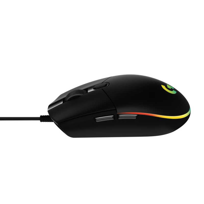 ロジクール ロジクール ゲーミングマウス LIGHTSYNC [光学式 /有線 /6ボタン /USB] ブラック G203-BK G203-BK