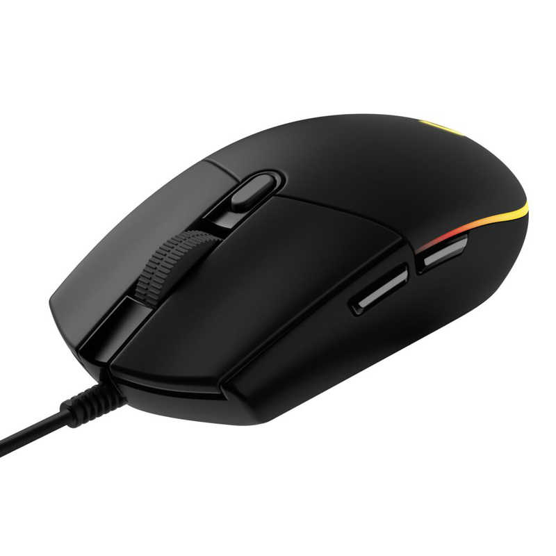 ロジクール ロジクール ゲーミングマウス LIGHTSYNC [光学式 /有線 /6ボタン /USB] ブラック G203-BK G203-BK