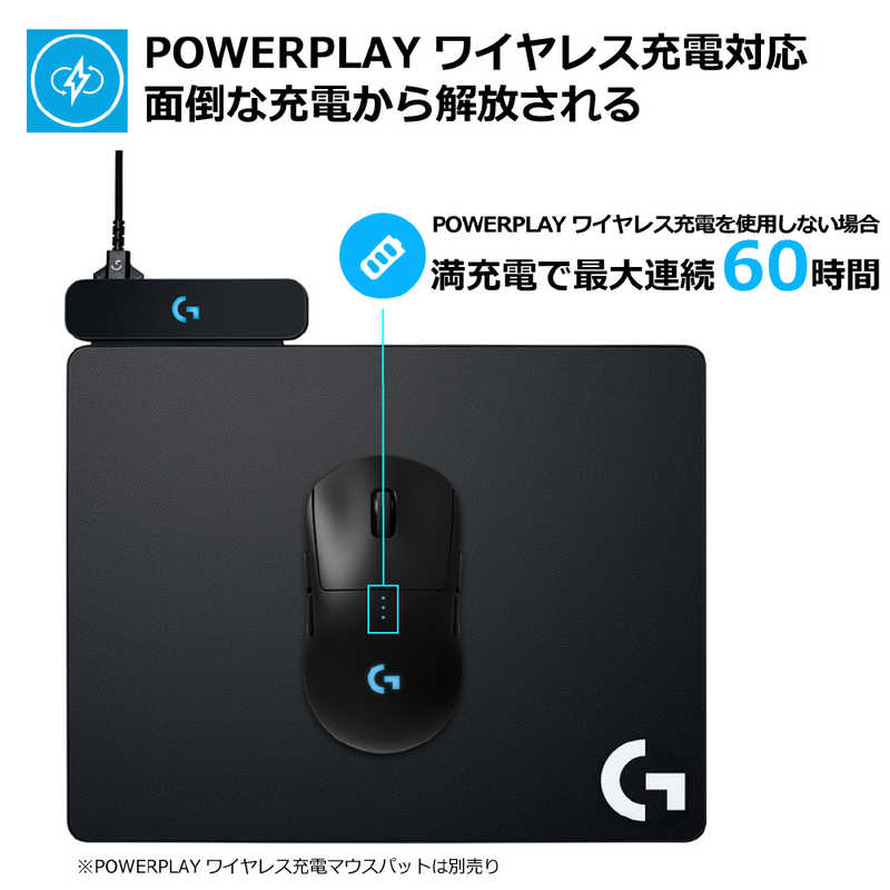 ロジクール ロジクール ゲーミングマウス 無線(ワイヤレス)/ 8ボタン/ ブラック G-PPD-002WLR G-PPD-002WLR