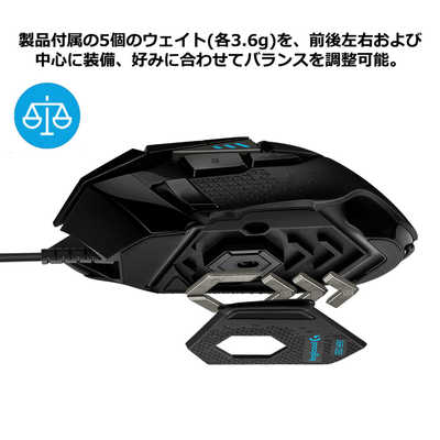ロジクール ゲーミングマウス LIGHTSPEED HEROセンサー搭載 [光学式