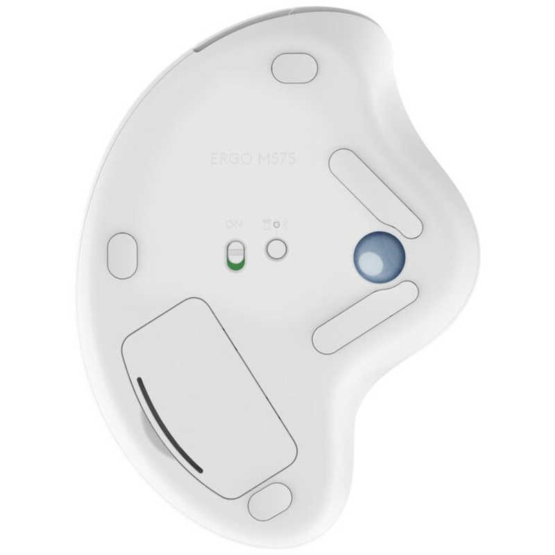 ロジクール ロジクール マウス ERGO M575 トラックボール オフホワイト  光学式 5ボタン Bluetooth･USB 無線(ワイヤレス)  M575OW M575OW