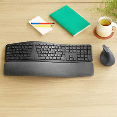 ERGO K860 logicool キーボード 美品Logicool キーボード ERGO K860（保証書付き） 本体湾曲・ハの字