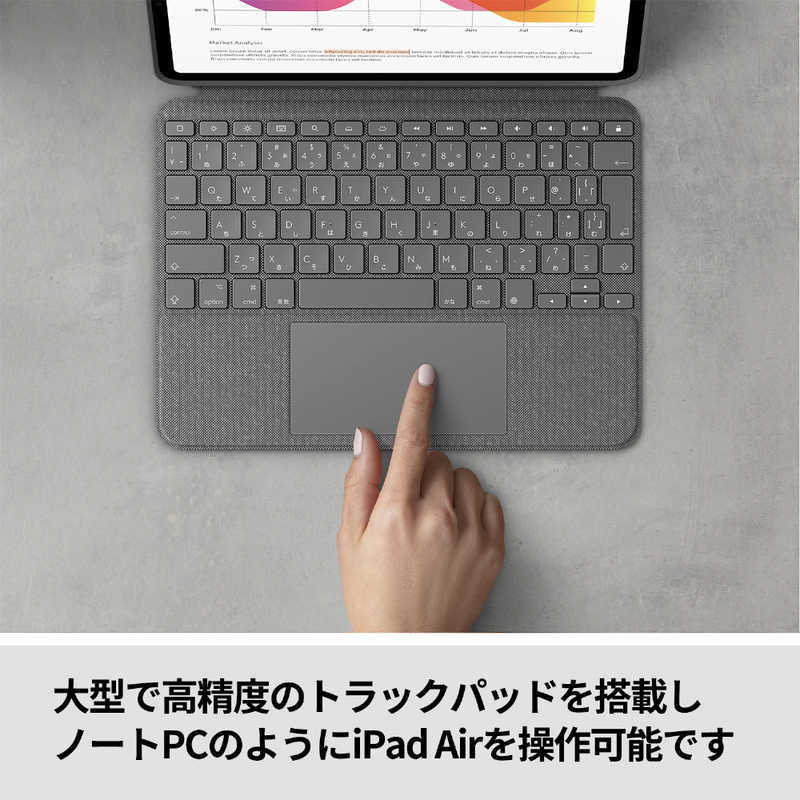 ロジクール ロジクール COMBO TOUCH for iPad Air(第4・5世代用) IK1095GRAR IK1095GRAR