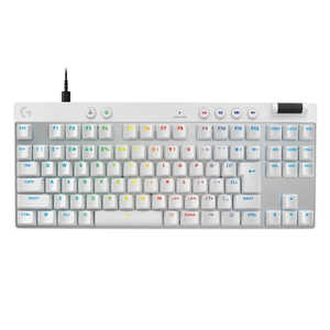  ߥ󥰥ܡ(ԥåɥȥꥬб) PRO X TKL RAPID ͭ /USB ۥ磻 G-PKB-TKL-RTWH