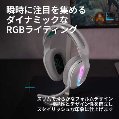 Logicool G522 ワイヤレスゲーミングヘッドセット ホワイト Logicool G522 LIGHTSPEED LIGHTSYNC RGB搭載 ワイヤレスゲーミング