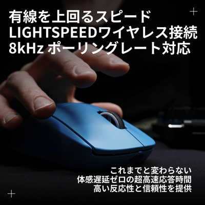 ロジクール ゲーミングマウス PRO X SUPERLIGHT 2 シアン G-PPD-004WL