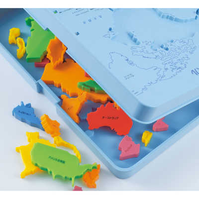 20周年限定スペシャルセット］くもん世界地図パズル 20周年限定特典版