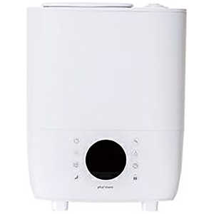 ライフオンプロダクツ plusmore(プラスモア) 28畳対応上部給水ハイブリッド式 大噴霧アロマ加湿器リモコン付 ［ハイブリッド(加熱＋超音波)式］ PBAHF003-WH