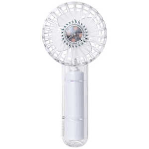 ライフオンプロダクト ミニクリアファン LEDライト付 Life on Products ホワイト LCAF002-WH ライフオンプロダクト ミニクリアファン LEDライト付 Life on Products ホワイト LCAF002-WH