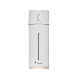 ライフオンプロダクツ 充電式 スリム超音波加湿器 ［超音波式］ リリーホワイト LCAHF012-LW