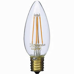 ビートソニック LED電球 Siphon(サイフォン) クリア [E17 /電球色 /1個 /25W相当 /シャンデリア電球形] LDF28A