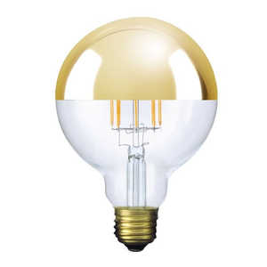 ビートソニック LED電球 Siphon(サイフォン) クリア･ゴｰルドミラｰ [E26/電球色/40W相当/ボｰル電球形] LDF37