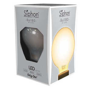 ビートソニック フィラメントLED電球 ｢Siphon ホワイト ボｰル80 E26｣ [E26/電球色] LDF70