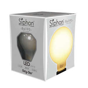 ビートソニック フィラメントLED電球 ｢Siphonホワイト ボｰル95 E26｣ [E26/電球色] LDF72