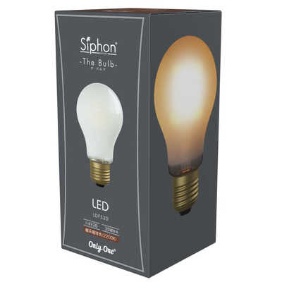 【数回使用】Siphon フロストLED電球 4個セット E26口金 ビートソニック LED電球 ザ・バルブ フロスト Siphon ［E26 /一般電球